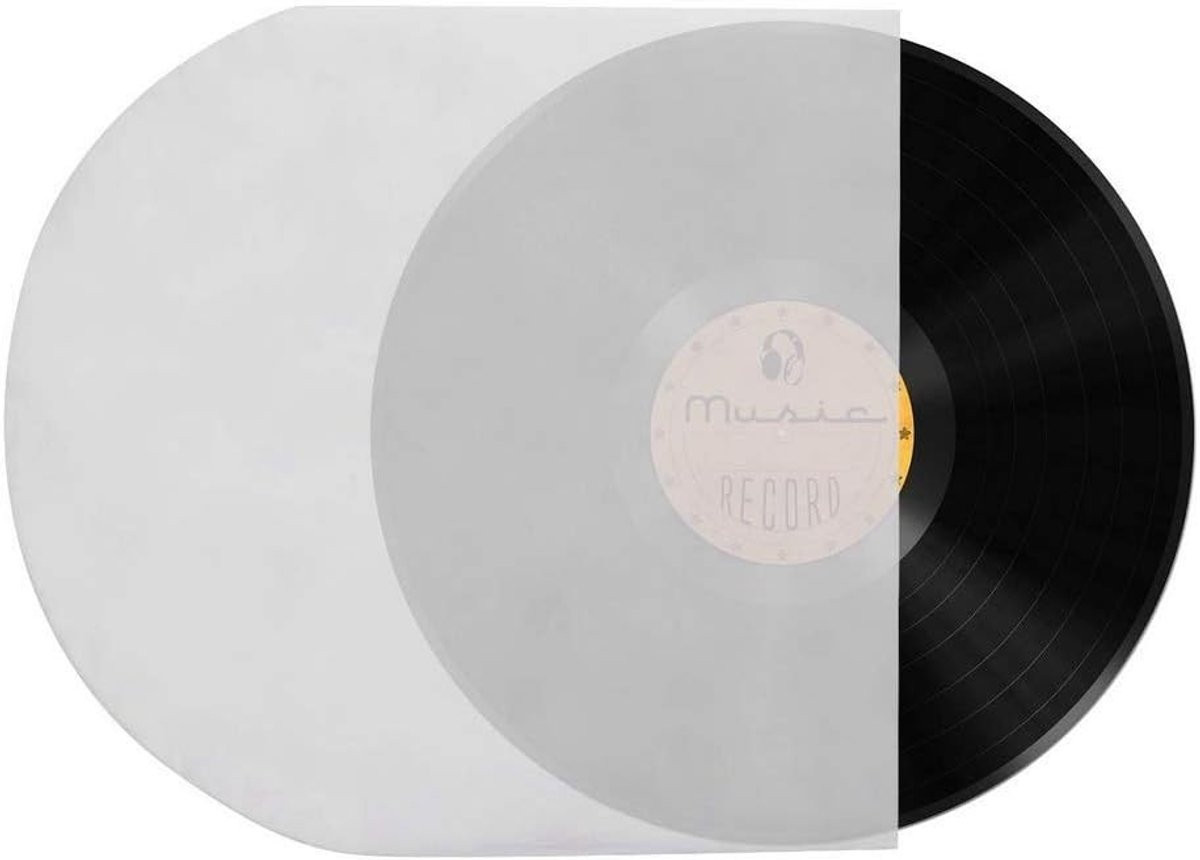 100 Stuks Vinyl Platen Binnenhoezen, 10 Inch Doorzichtige Antistatische Hoezen, Stofdichte Bescherming voor Platen en Albums
