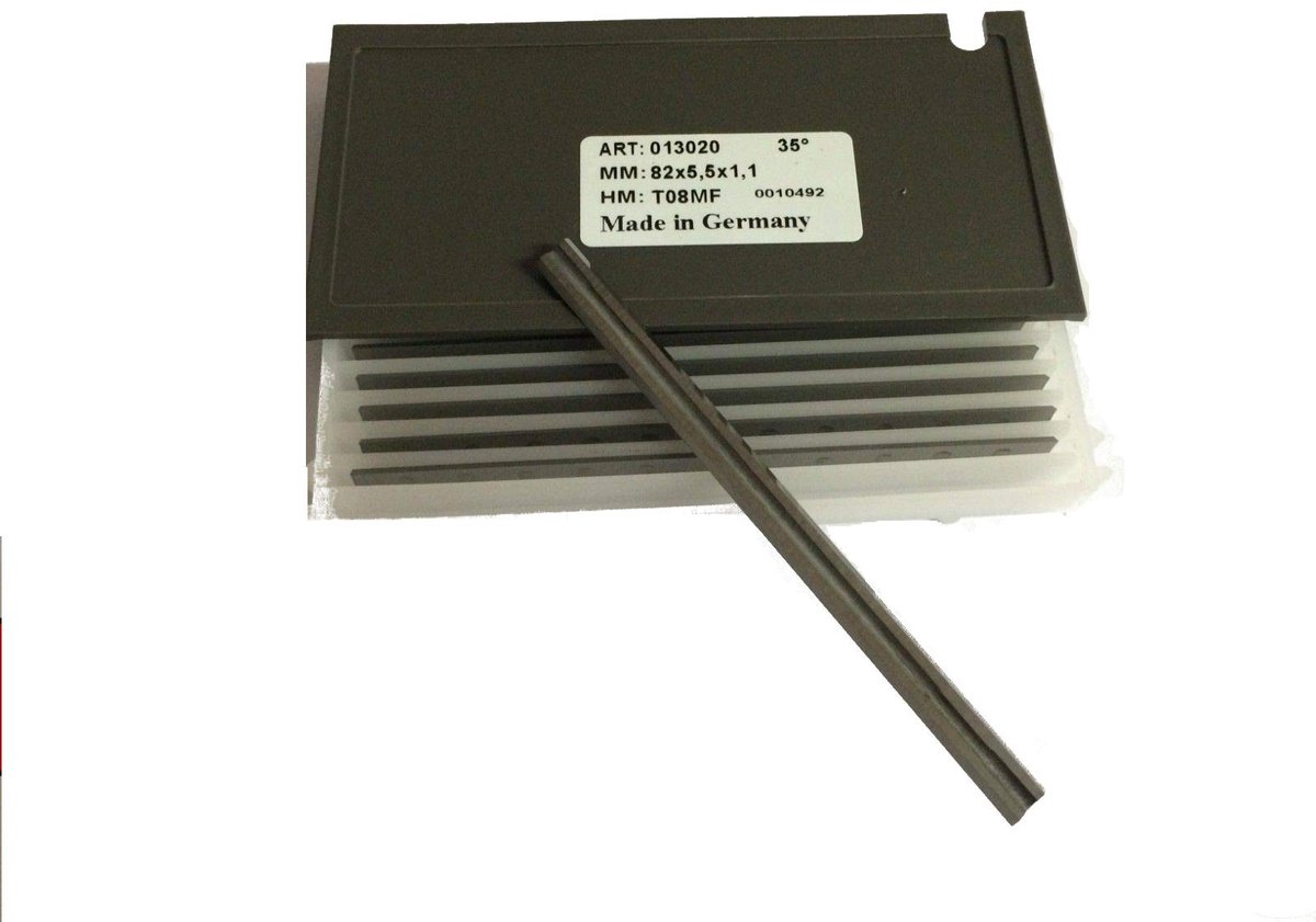 Handplaner Vervangbladen 82mm - Set van 10 Stuks