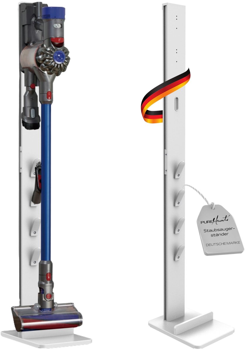 Stofzuigerstandaard voor Dyson V6 Pro, V7, V8, V10, V11, V12, V15 - Wit