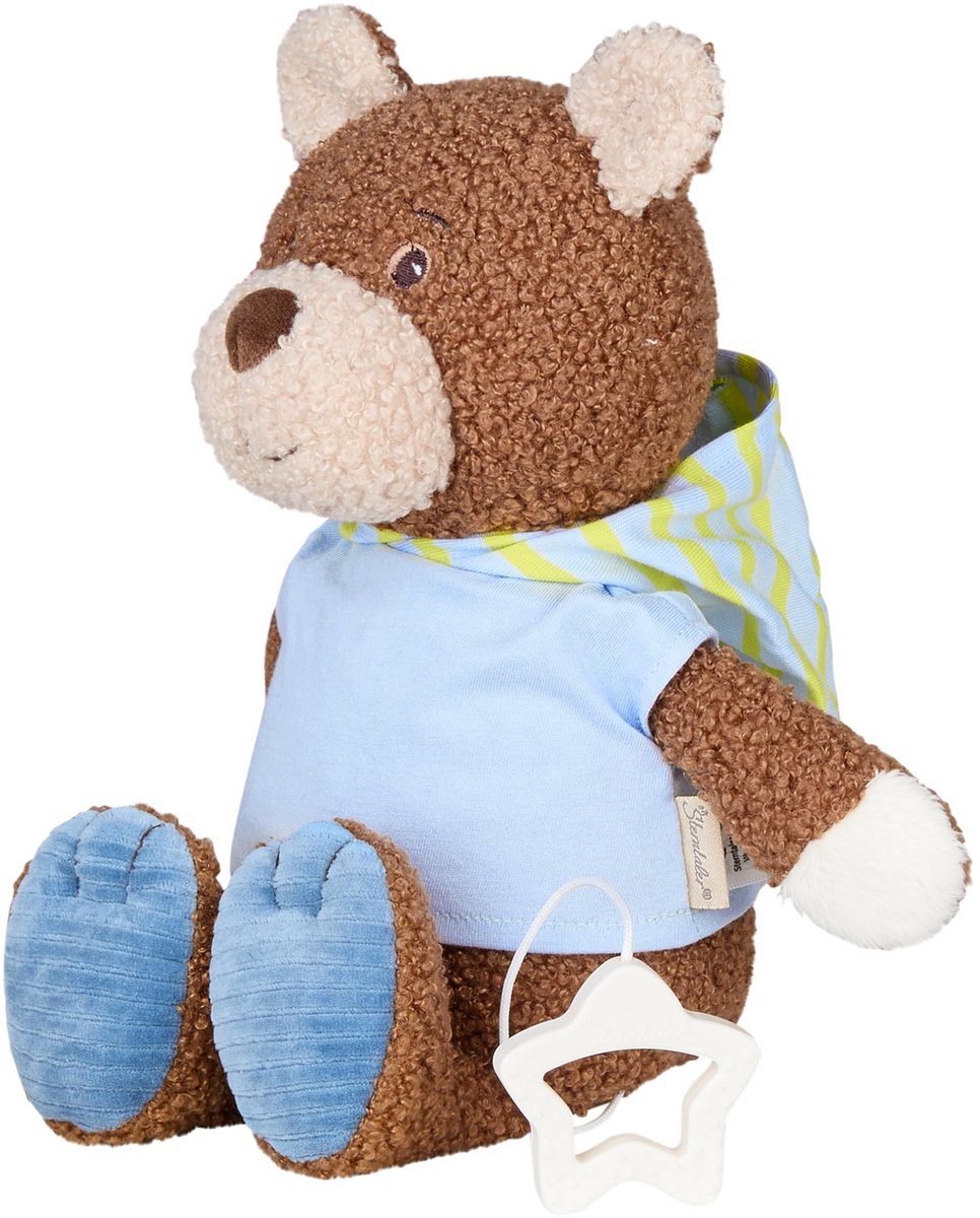Muziekdoos L Bear Bob - Knuffel van fleece en jersey