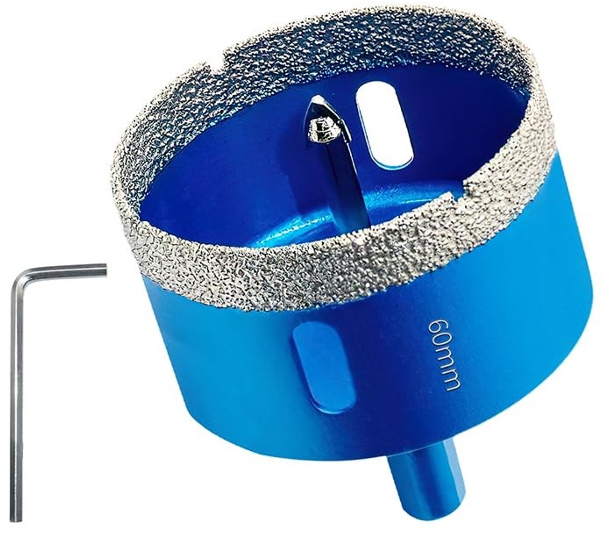 Diamantboor met centreringgids - Voor tegels, porselein, glas en marmer - 60 mm