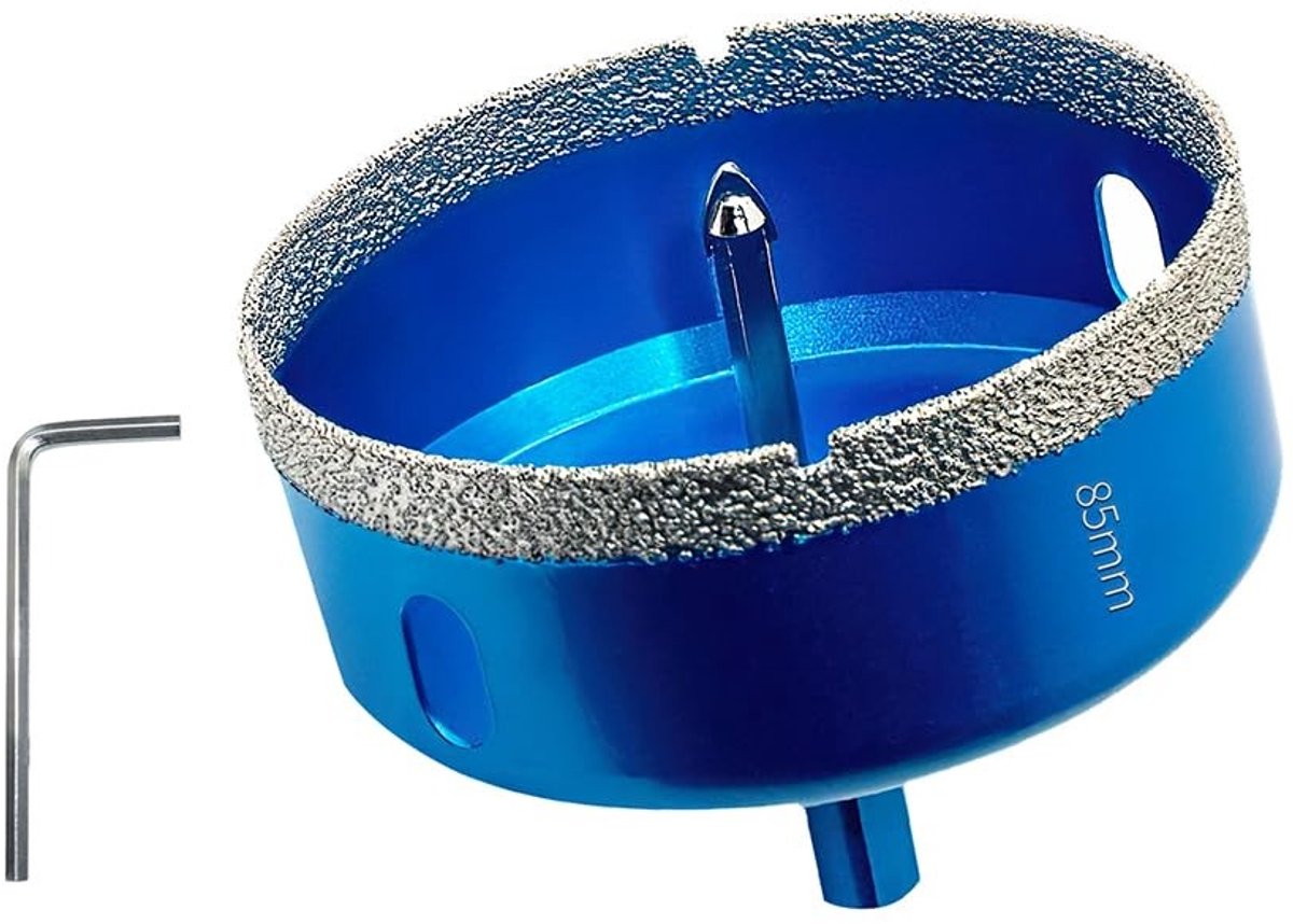 Diamant Boor Bit met Centrering Gids - Professionele Boor voor Tegels en Glas (85 mm)