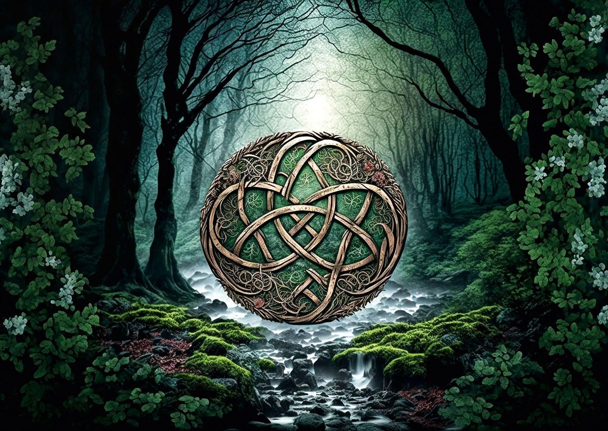 1000 Stukjes Puzzel - Celtic Forest Thema