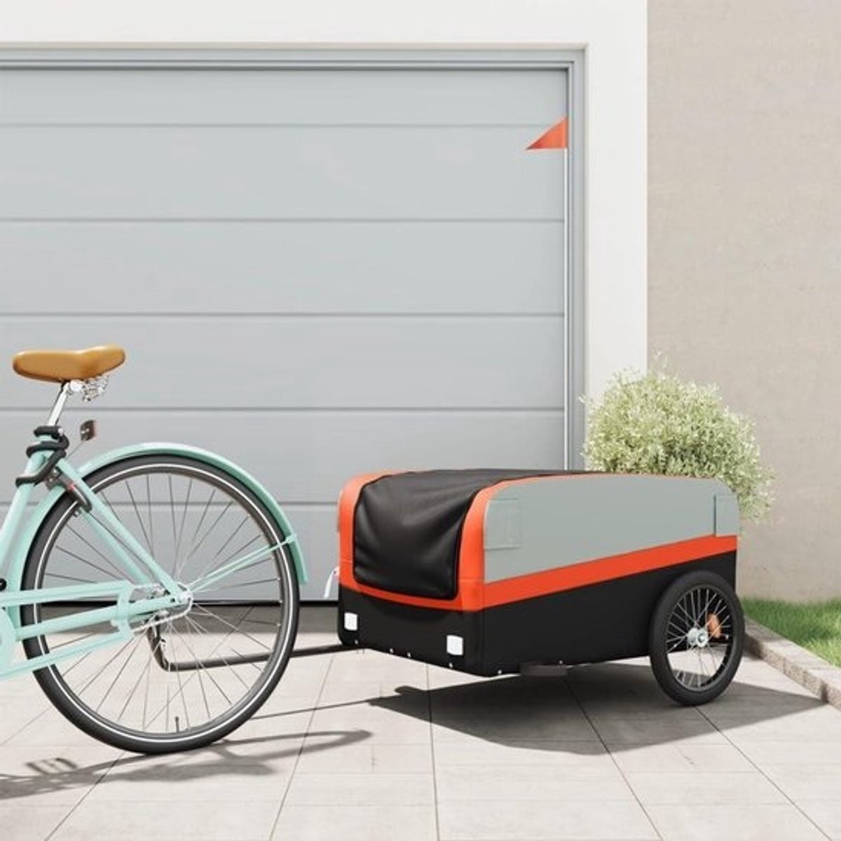 Fietskar - Cargo Trailer - Bagage Vervoeren - Maximale Belastbaarheid 45 kg - 137 x 69 x 59 cm