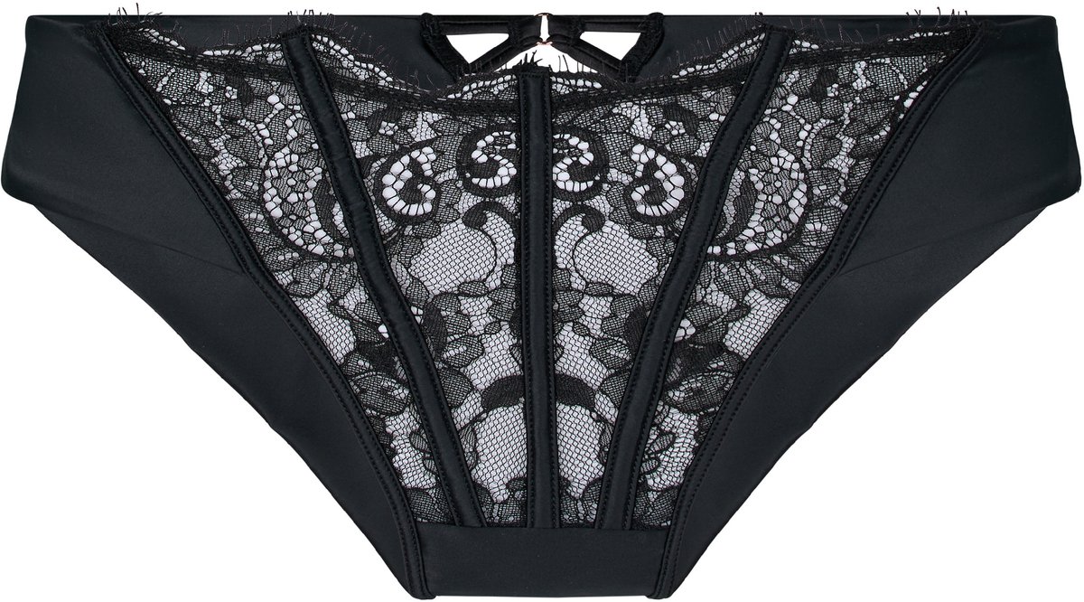 Hunkemöller Hoog Uitgesneden Brazilian Sylvia Zwart