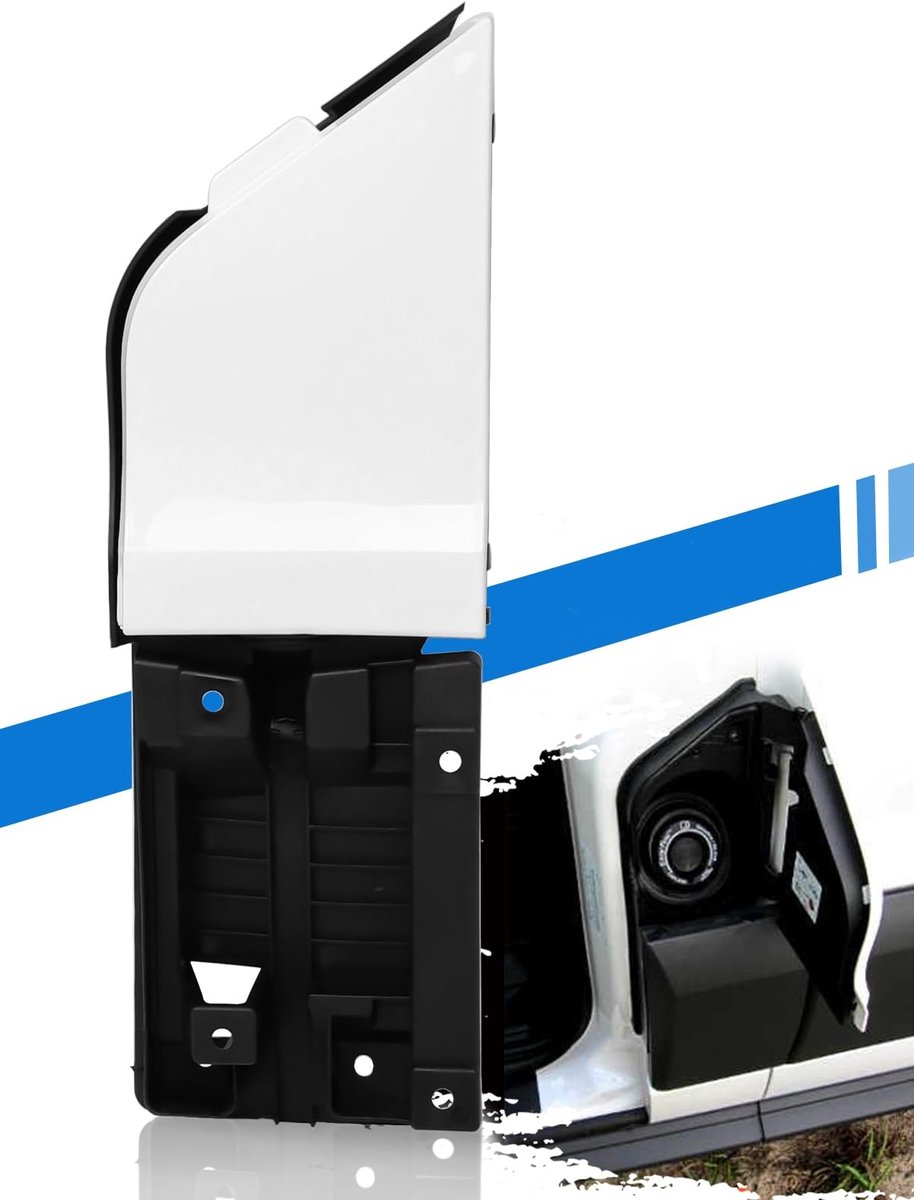 Brandstoftankdeksel voor Ford Transit - Wit met Behuizing