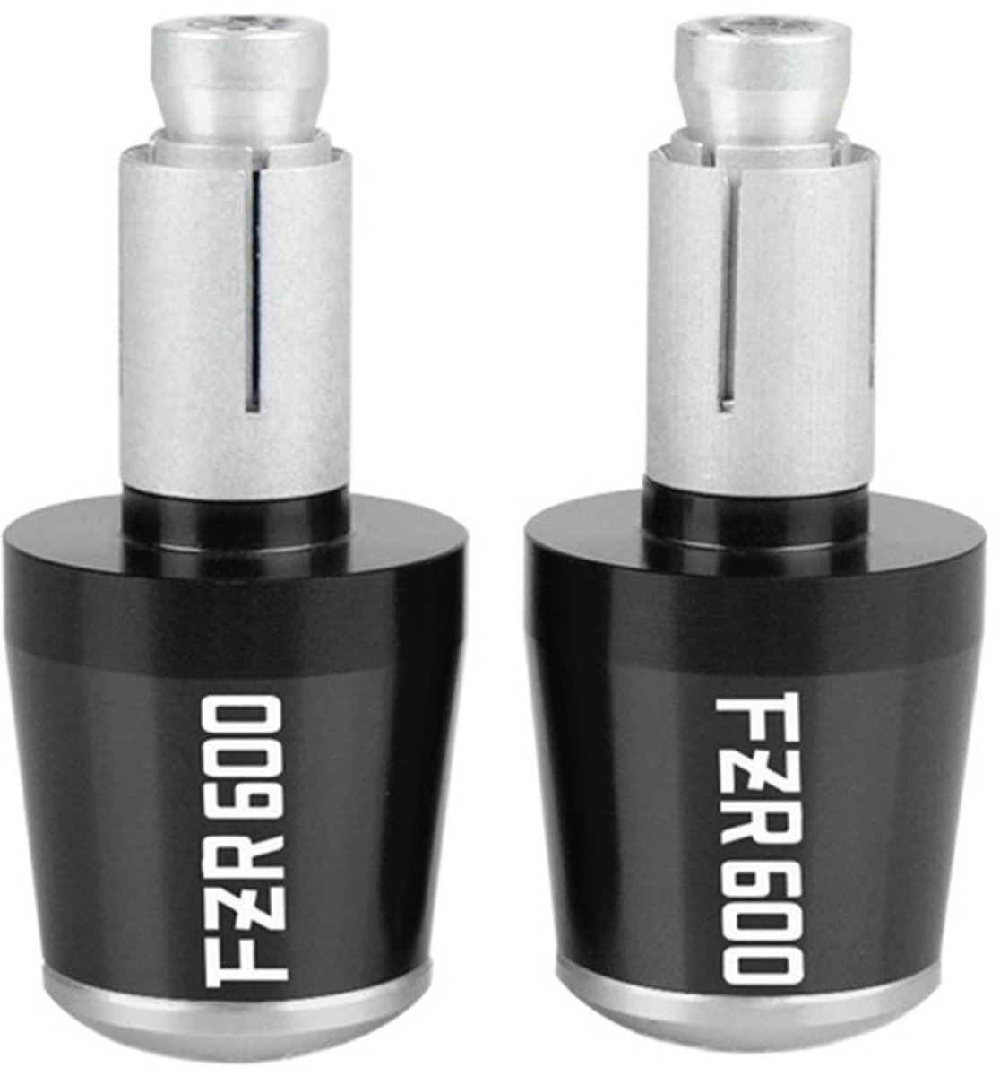 Motorfiets Handgrepen Uiteinden - 7/8 & 22mm in Zwart en Zilver