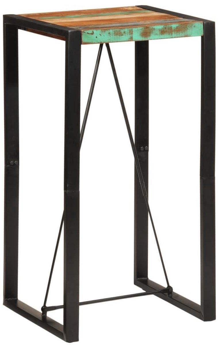 Bartafel - Massief oud hout 60 x 55 x 110 cm