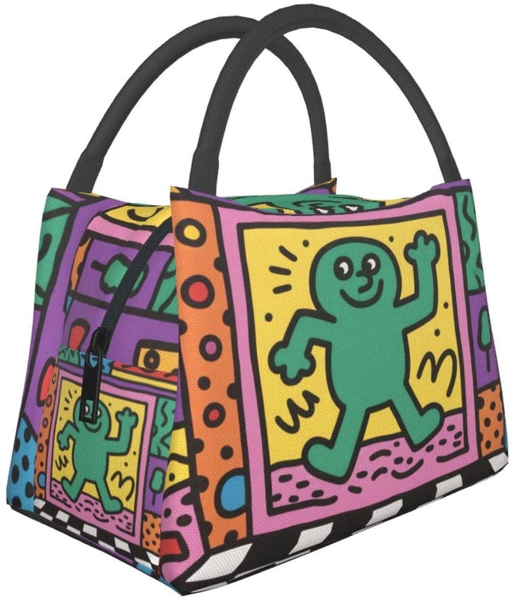 Opvouwbare Geïsoleerde Lunchbox - Smiloop Print