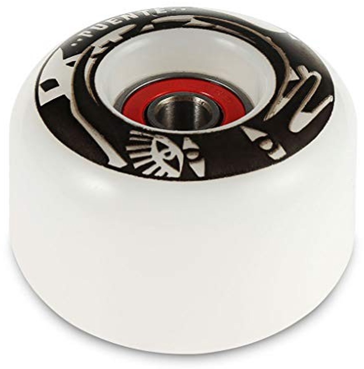 Skateboardwielen PU voor longboard - 4 stuks - Zwart