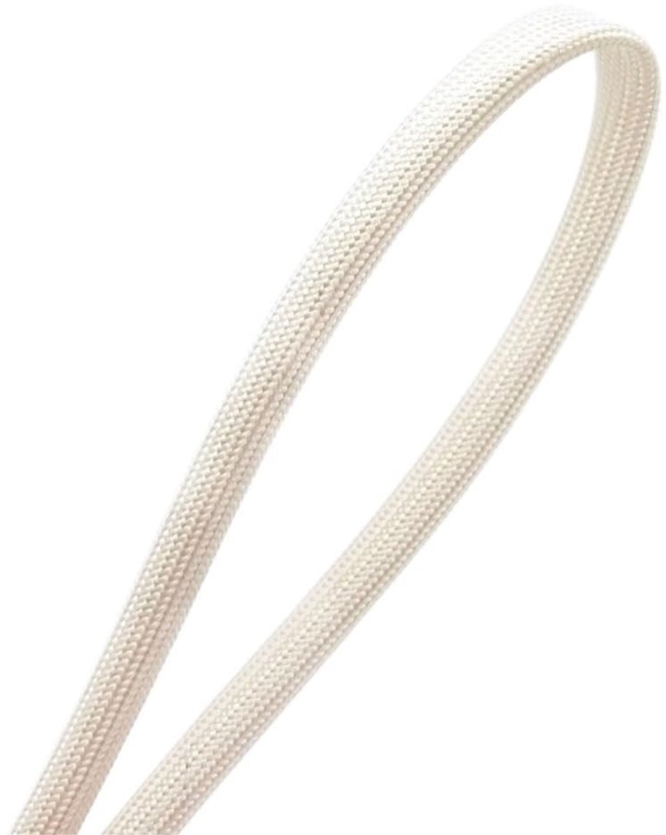 Gevlochten glasvezelhoes - Uitbreidbaar 1-20 m - Zwart/wit