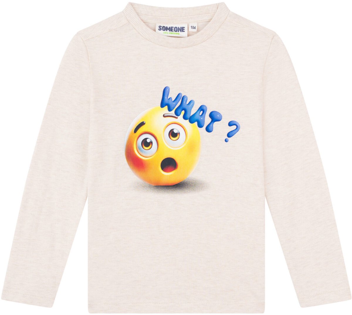Someone - Jongens sweater - Maat 122 - Jongens - Creme -