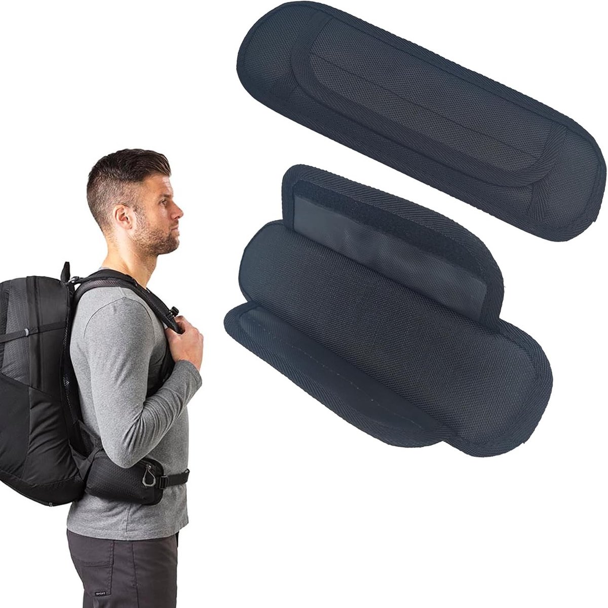 Comfortabele Schouderpads voor Gitaarriemen en Rugzakken - Ideaal voor Camera en Muziekaccessoires