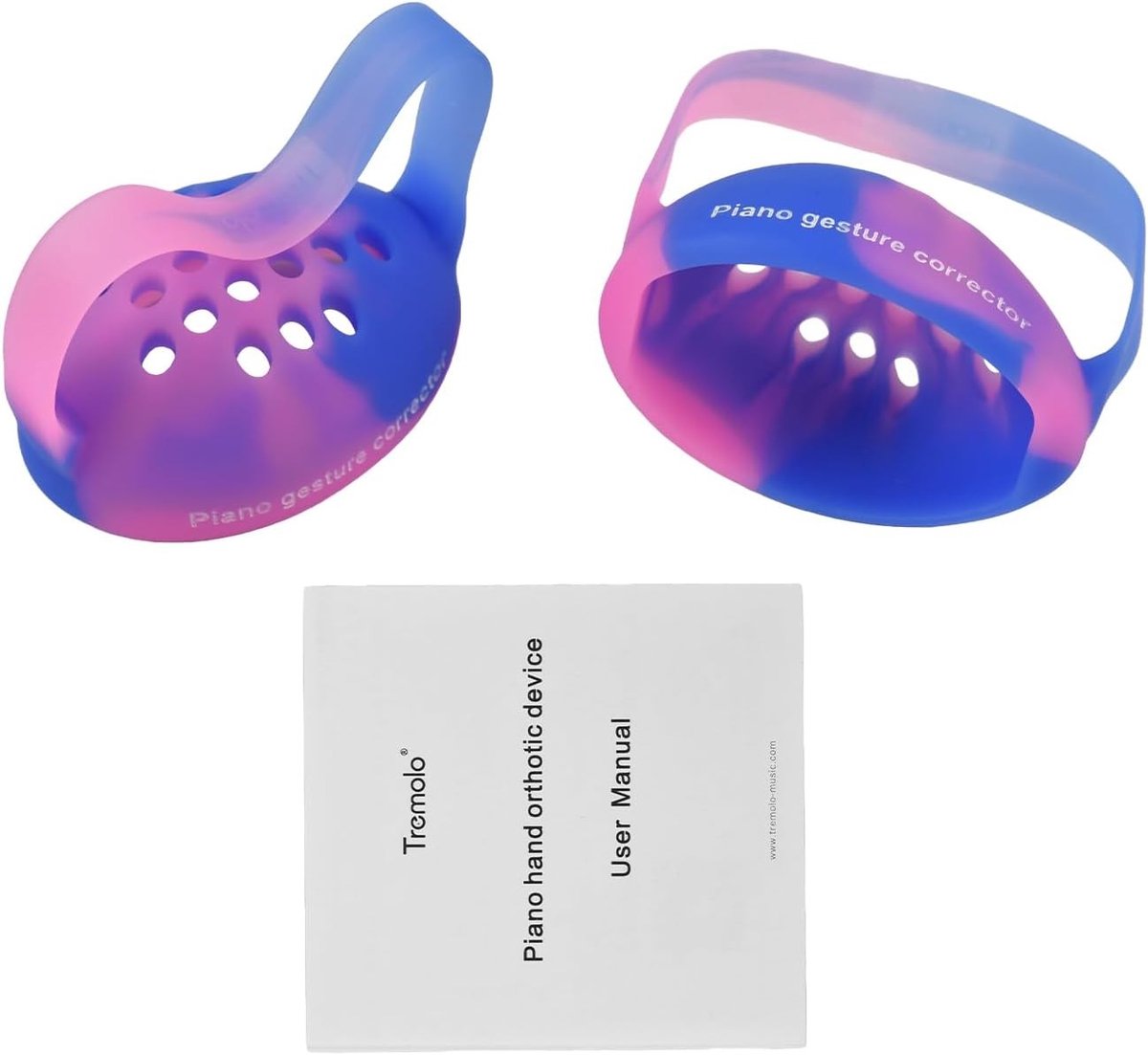 Professionele vingertrainer en handcorrector voor pianisten - Ademend elastisch band voor beginners en gevorderden