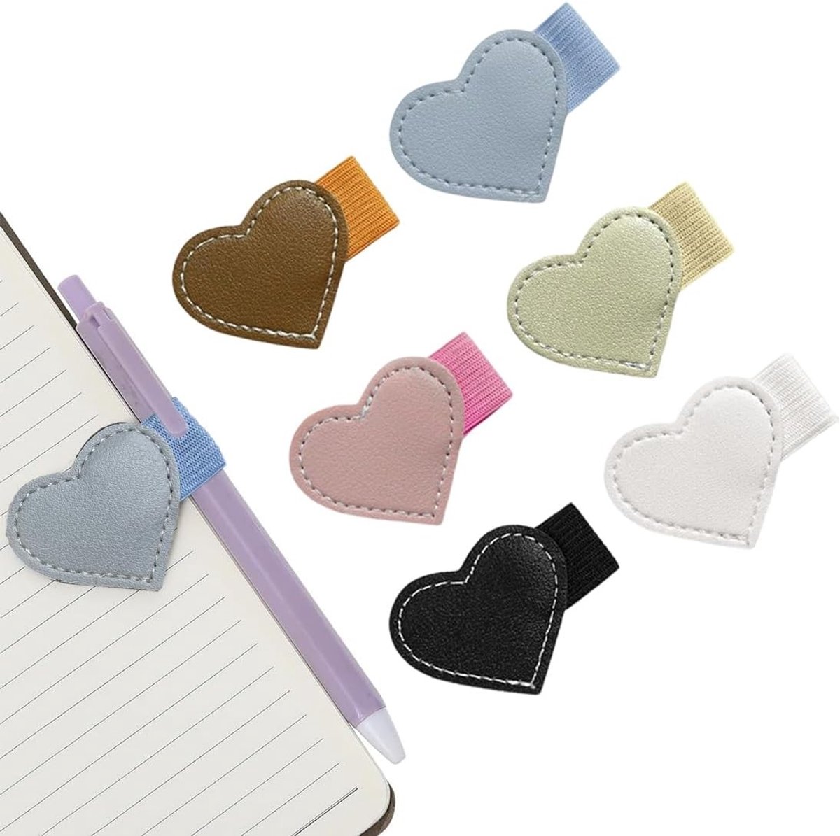 6 Stuks Zelfklevende Penlussen voor Kleurpotloden, Notitieboek en Tablet - Ideaal voor Journals en Agenda's