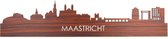 Skyline Maastricht Palissander hout  - 120 cm - Woondecoratie design - Wanddecoratie