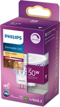 Philips GU5.3 Spot 7W Warm Wit Dimbaar 60°