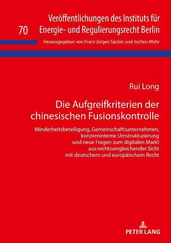 Veroeffentlichungen des Instituts fuer Energie- und Regulier ... - cover