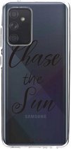 Casetastic Samsung Galaxy A52 (2021) 5G / Galaxy A52 (2021) 4G Hoesje - Softcover Hoesje met Design - Chase The Sun Print