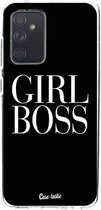 Casetastic Samsung Galaxy A52 (2021) 5G / Galaxy A52 (2021) 4G Hoesje - Softcover Hoesje met Design - Girl Boss Print