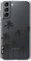 Casetastic Samsung Galaxy S21 4G/5G Hoesje - Softcover Hoesje met Design - California Palms Print