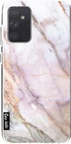 Casetastic Samsung Galaxy A72 (2021) 5G / Galaxy A72 (2021) 4G Hoesje - Softcover Hoesje met Design - Pink Marble Print