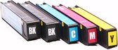 Set 5x huismerk inkt cartridge voor HP 973X voor HP Pagewide Pro 452 Series 452dn 452dw 477 477dn 477dw 477dwt 552dw HP 577dw 577z van ABC