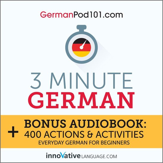 3-Minute German - cover
