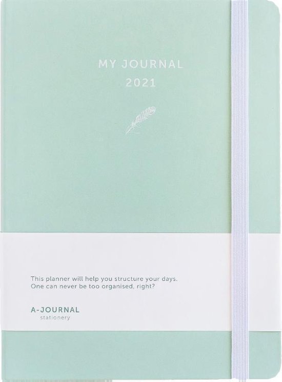 My Journal Agenda 2021 - Mintgroen