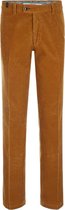 The English Hatter Mannen Corduroy Pantalon Brede Rib Bruin Katoen Maat: 54