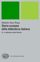 Storia europea della letteratura italiana 3 - Storia europea della letteratura italiana III