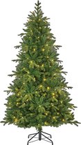 Black Box Trees Brampton Kunstkerstboom Slim met LED Verlichting - H215 cm - Groen