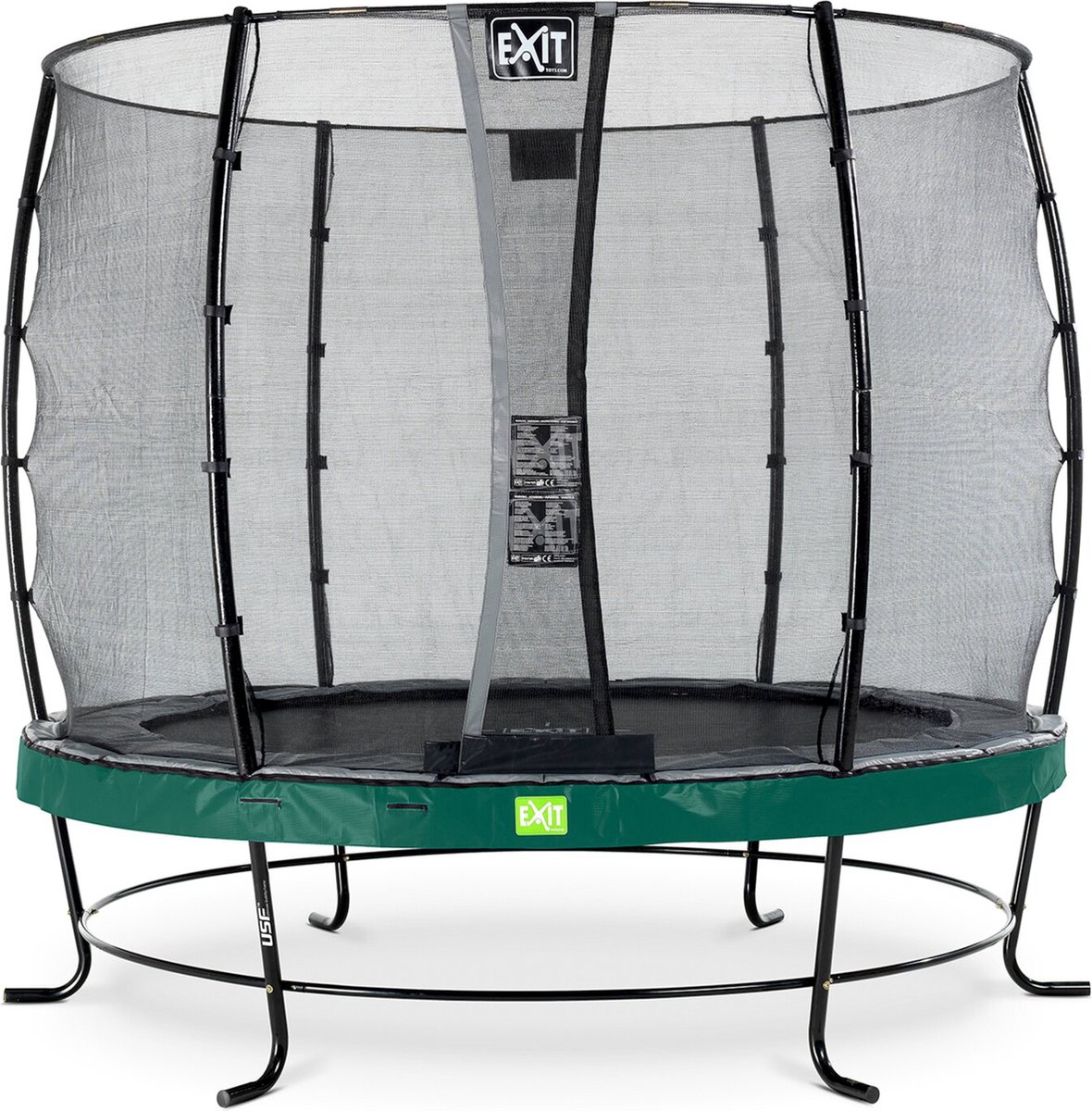EXIT Elegant trampoline rond ø253cm - groen