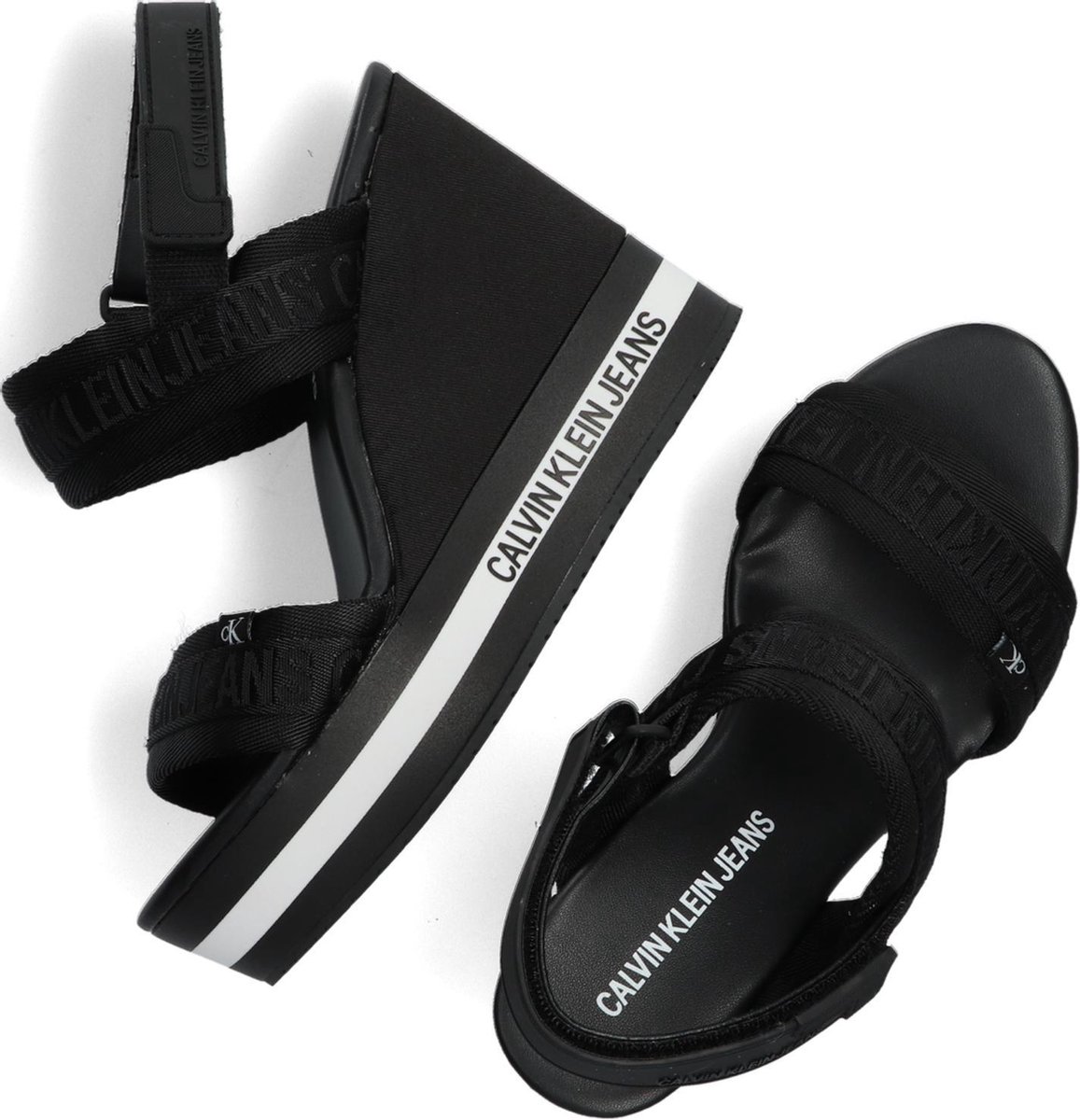 calvin klein wedge sling