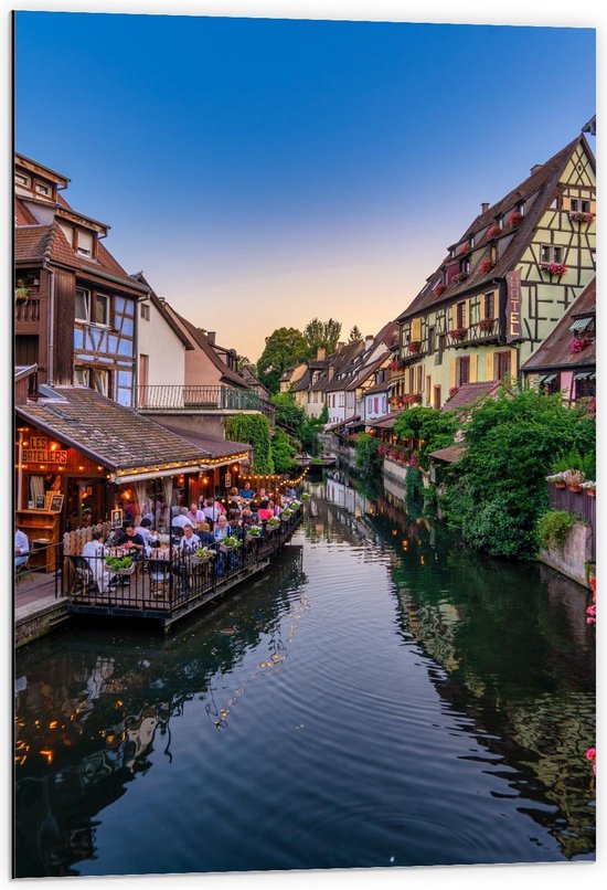 Dibond - La Petite Venise - Frankrijk - 60x90cm Foto op Aluminium (Wanddecoratie van metaal)