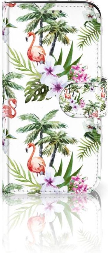 Coque Téléphone Apple iPhone 12 Mini Protection Téléphone Palms Flamingo