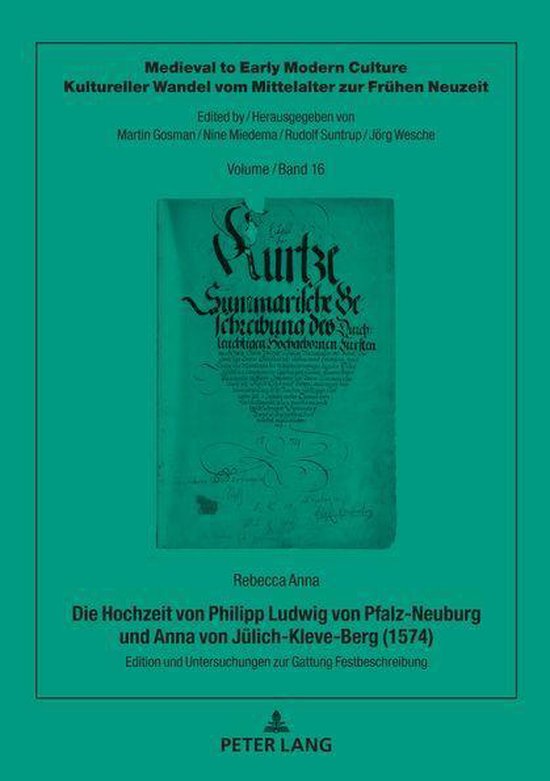 Medieval to Early Modern Culture / Kultureller Wandel vom Mi ... - cover