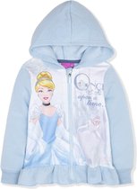 Disney Princess vest - Assepoester - blauw - maat 98/104 (4 jaar)
