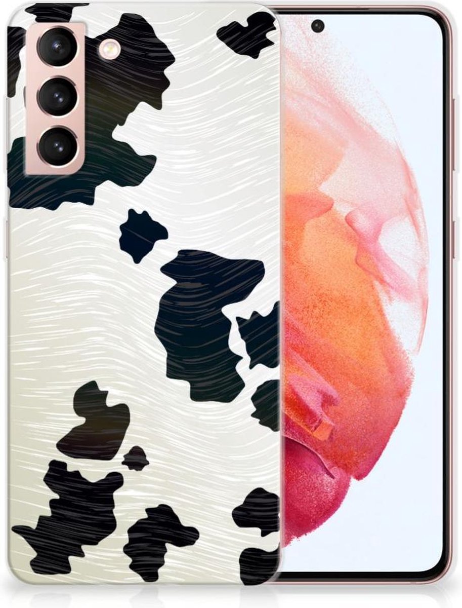 Samsung Galaxy S21 TPU Hoesje Koeienvlekken