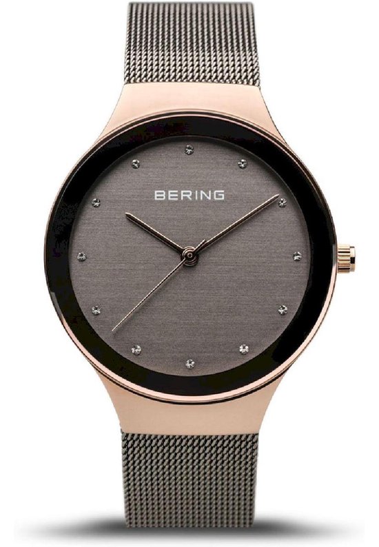 Bering Dames Analoog horloge 12934-369 - Quartz - Stalen band - Zilverkleurig