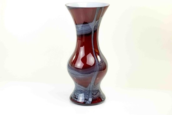 Vaas Glas Rood 50cm | Glaskunst | Vazen Schalen Kommen Van Glas | 1 Jaar  Garantie | bol.com
