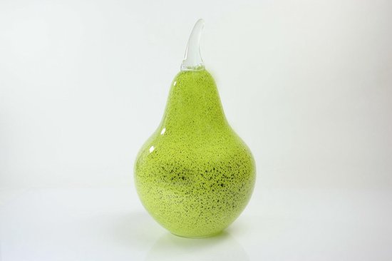 Glazen Beeld Peer Groen 43cm | Glaskunst | Bloemen En Fruit Van Glas | 1  Jaar Garantie | bol.com