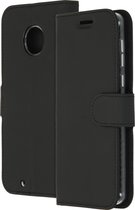 Accezz Wallet Softcase Booktype Motorola Moto G6 hoesje - Zwart