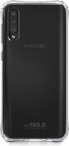 SoSkild - Samsung Galaxy A50 Hoesje - Back Case Absorb Transparant met Screenprotector