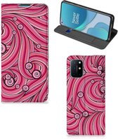 GSM Hoesje OnePlus 8T Foto Hoesje ontwerpen Swirl Pink
