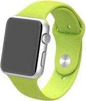 Bandje geschikt voor de Apple Watch 38mm groen sport bandje - 38mm SM