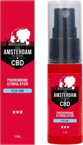 Original CBD Amsterdam - Pheromone Stimulator For Him - 15ml - Pheromones - red - Discreet verpakt en bezorgd
