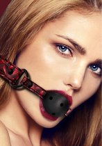 Breathable Luxury Ball Gag - Burgundy - Bondage Toys - red - Discreet verpakt en bezorgd