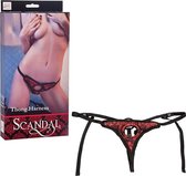 Scandal Thong Harness - Red - Pantie - Discreet verpakt en bezorgd