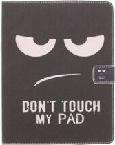 Design Softcase Bookcase iPad 2 / 3 / 4 tablethoes - Don't Touch